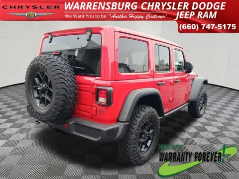Photos of 2026 Jeep Wrangler Willys for sale in Warrensburg, MO at Warrensburg CDJR