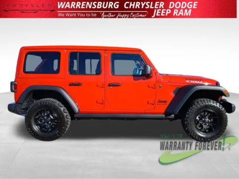 Photos of 2026 Jeep Wrangler Willys for sale in Warrensburg, MO at Warrensburg CDJR