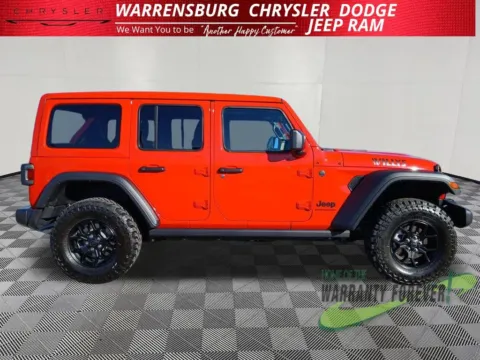 Photos of 2026 Jeep Wrangler Willys for sale in Warrensburg, MO at Warrensburg CDJR