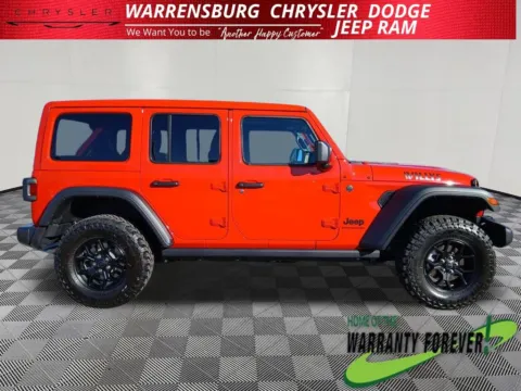 Photos of 2026 Jeep Wrangler Willys for sale in Warrensburg, MO at Warrensburg CDJR