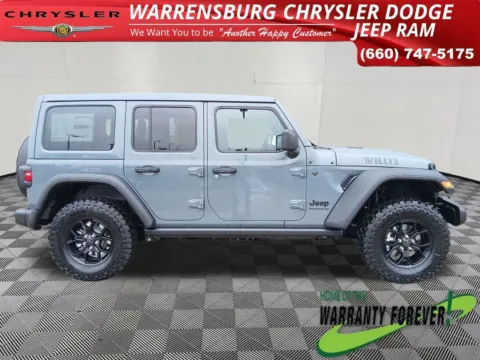 Photos of 2026 Jeep Wrangler Willys for sale in Warrensburg, MO at Warrensburg CDJR