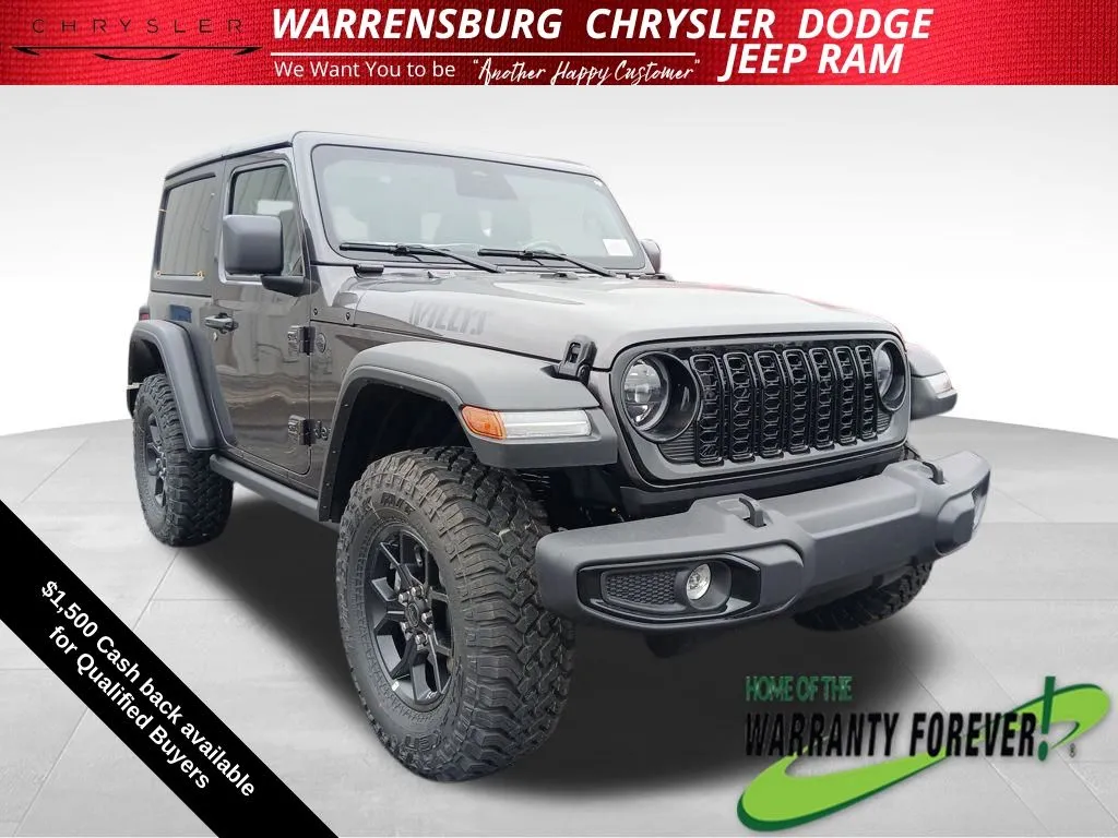 Beige 2026 Jeep Wrangler Willys for sale in Warrensburg, MO
