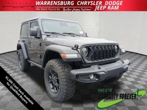 Beige 2026 Jeep Wrangler Willys for sale in Warrensburg, MO