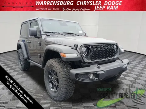 Beige 2026 Jeep Wrangler Willys for sale in Warrensburg, MO