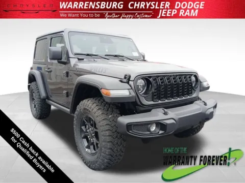 Beige 2026 Jeep Wrangler Willys for sale in Warrensburg, MO