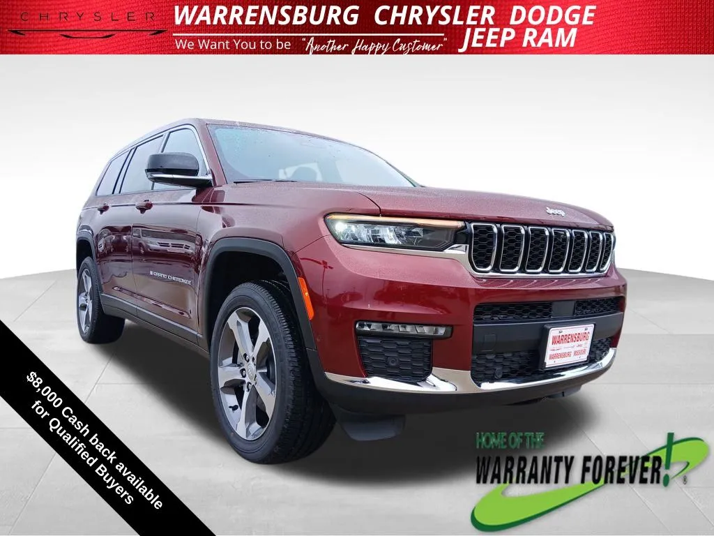 Red 2025 Jeep Grand Cherokee L Limited for sale in Warrensburg, MO