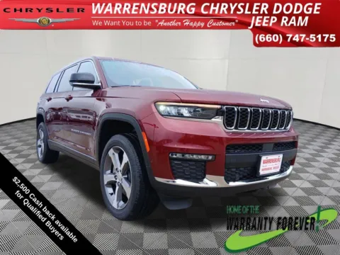 Red 2025 Jeep Grand Cherokee L Limited for sale in Warrensburg, MO
