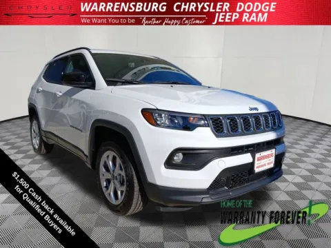 White 2026 Jeep Compass Latitude for sale in Warrensburg, MO