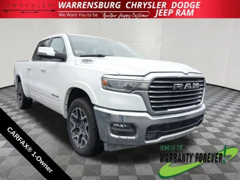 White 2025 Ram 1500 Laramie for sale in Warrensburg, MO