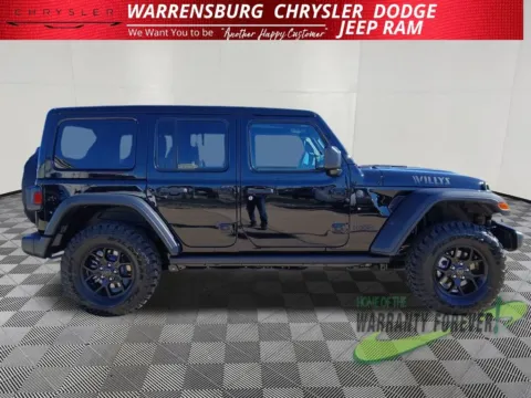 Photos of 2026 Jeep Wrangler Willys for sale in Warrensburg, MO at Warrensburg CDJR