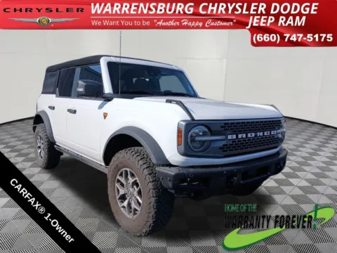 White 2024 Ford Bronco Badlands for sale in Warrensburg, MO