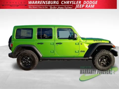 Photos of 2026 Jeep Wrangler Willys for sale in Warrensburg, MO at Warrensburg CDJR