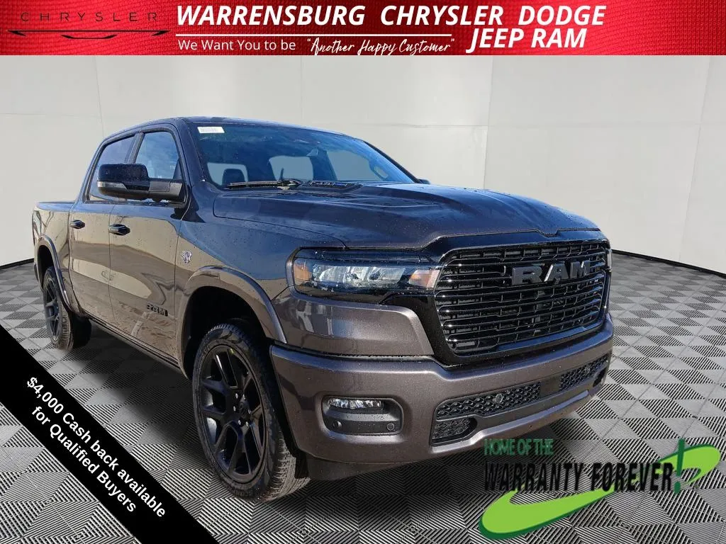 Gray 2026 Ram 1500 Laramie for sale in Warrensburg, MO