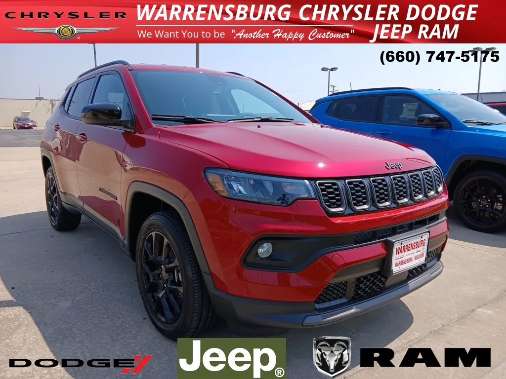 Red 2025 Jeep Compass Latitude for sale in Warrensburg, MO