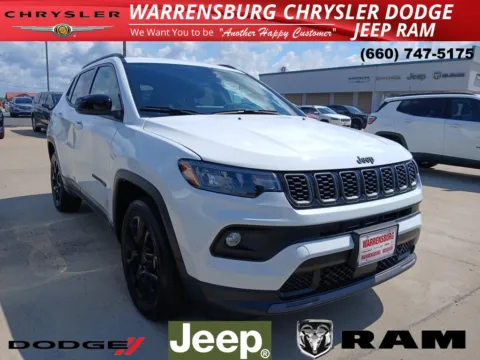 White 2025 Jeep Compass Latitude for sale in Warrensburg, MO