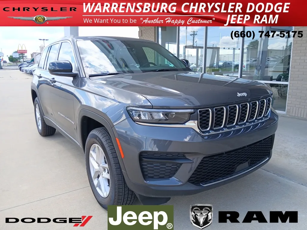 Gray 2025 Jeep Grand Cherokee Laredo for sale in Warrensburg, MO