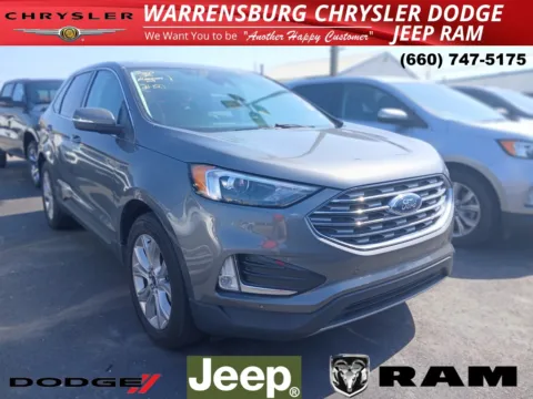 Gray 2022 Ford Edge Titanium for sale in Warrensburg, MO