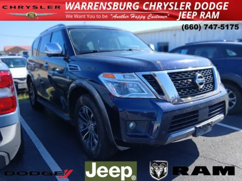 Blue 2020 Nissan Armada SL for sale in Warrensburg, MO