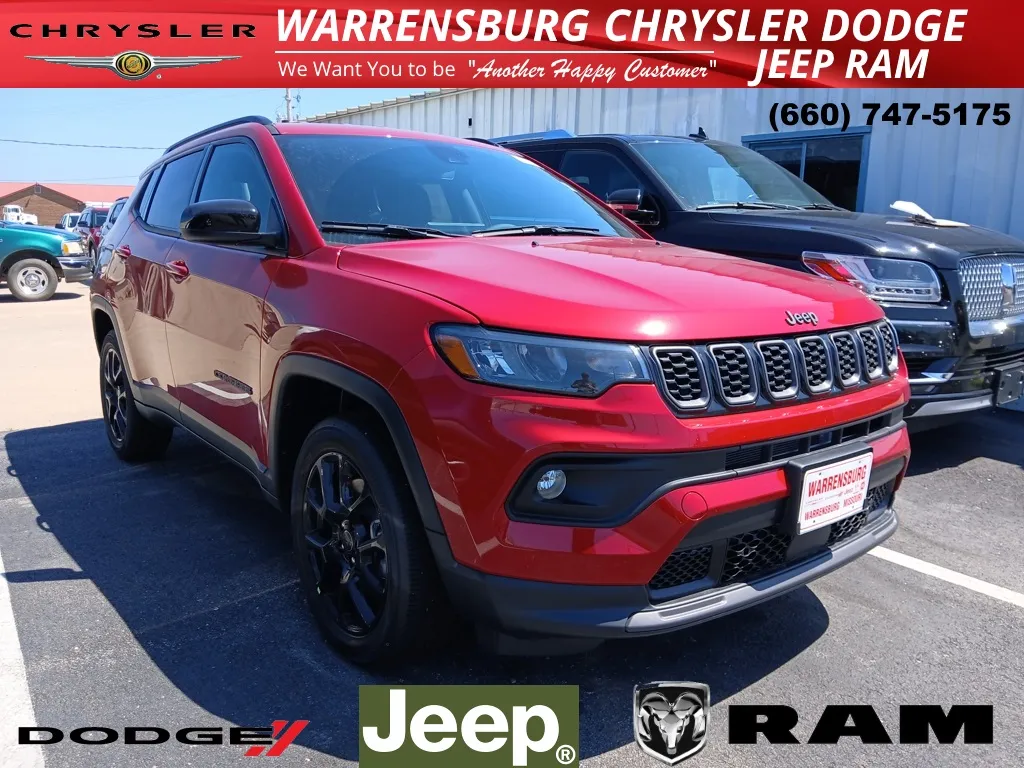 Red 2025 Jeep Compass Latitude for sale in Warrensburg, MO