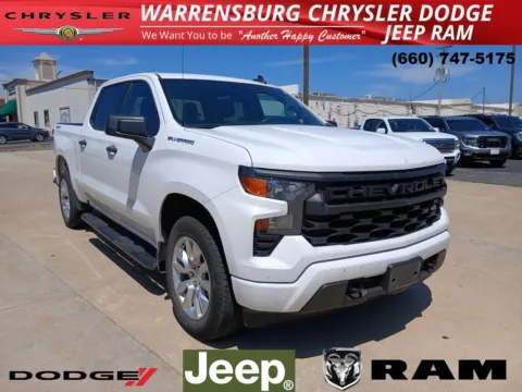 White 2023 Chevrolet Silverado 1500 Custom for sale in Warrensburg, MO