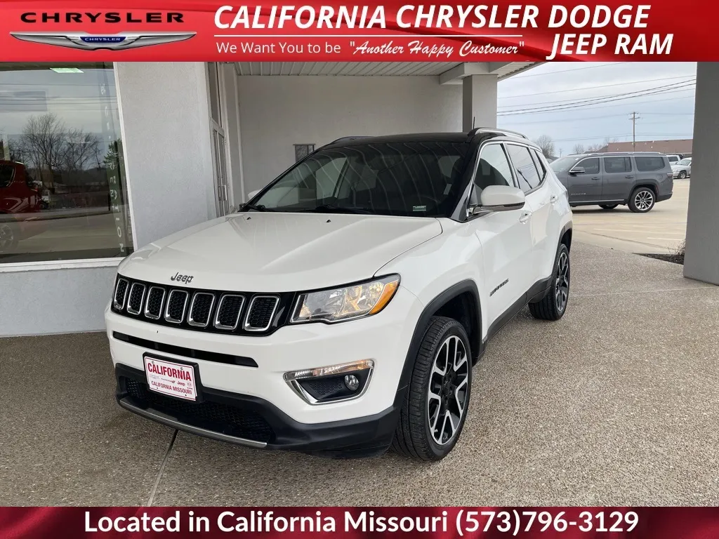 White 2017 Jeep New Compass Limited for sale in California, MO