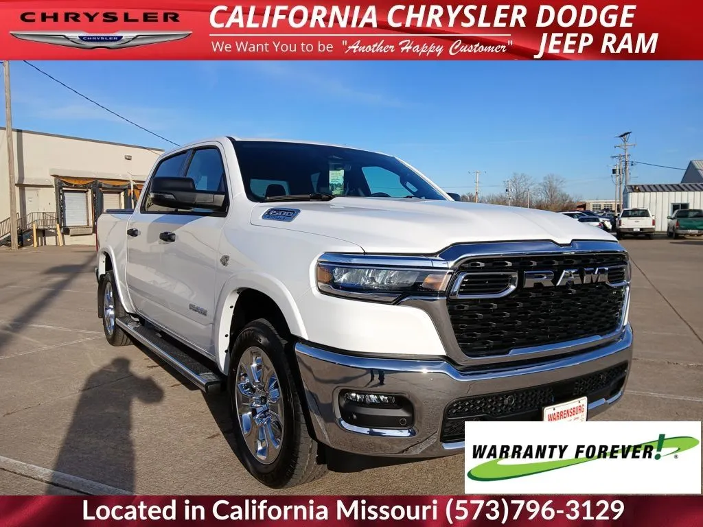 White 2026 Ram 1500 Big Horn/Lone Star for sale in California, MO