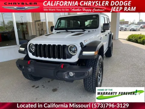 White 2024 Jeep Wrangler Rubicon for sale in California, MO