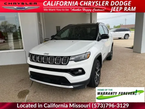 White 2024 Jeep Compass Limited for sale in California, MO