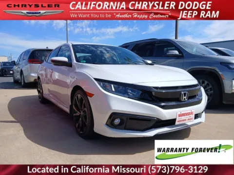 White 2019 Honda Civic Sport for sale in California, MO