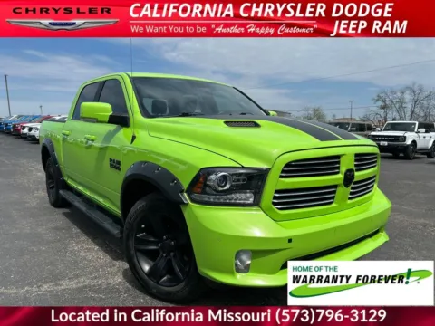 Green 2017 Ram 1500 Sport for sale in California, MO