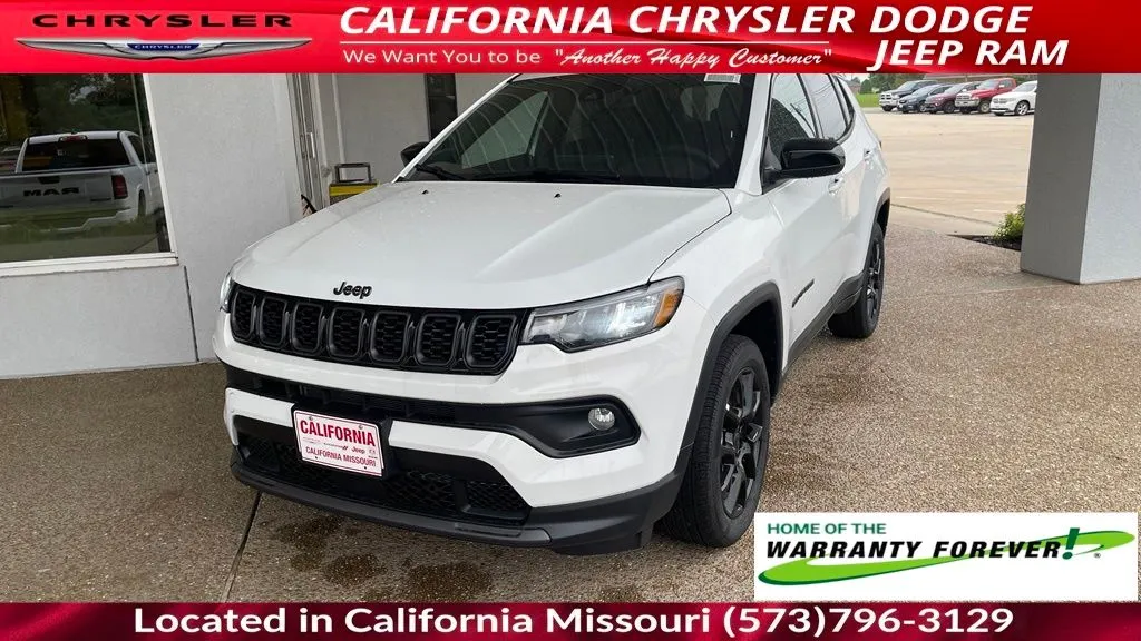 White 2026 Jeep Compass Latitude for sale in California, MO
