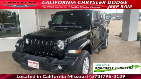 Black 2020 Jeep Wrangler Unlimited Sport S for sale in California, MO
