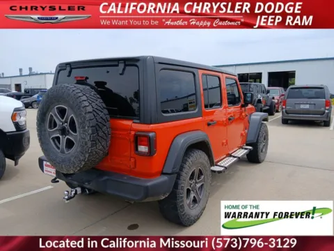Another view of 2018 Jeep Wrangler Unlimited Sport S for sale in California, MO at California CDJR