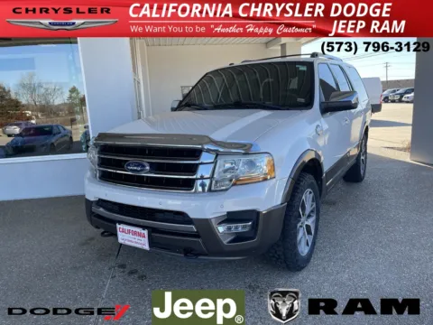 White 2015 Ford Expedition King Ranch for sale in California, MO