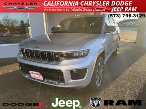 Silver 2021 Jeep Grand Cherokee L Overland for sale in California, MO