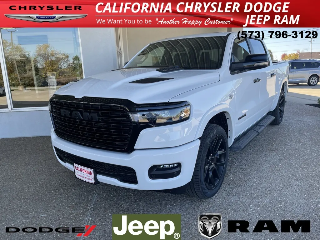 White 2026 Ram 1500 Laramie for sale in California, MO