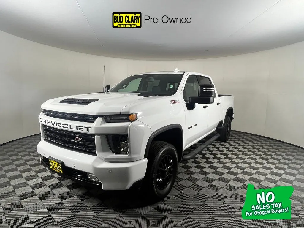 White 2022 Chevrolet Silverado 3500HD LTZ for sale in Longview, WA