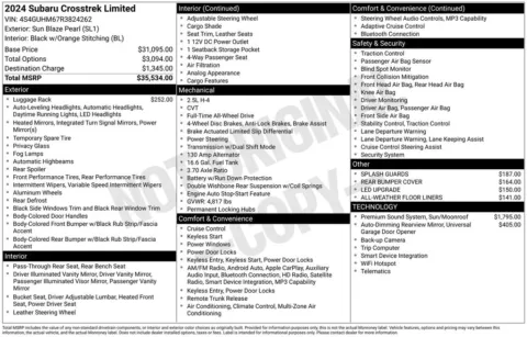 Photos of 2024 Subaru Crosstrek Limited for sale in Longview, WA at Chevrolet Longview