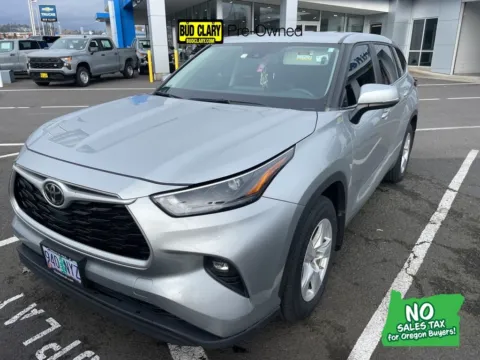 Silver 2023 Toyota Highlander L for sale in Longview, WA