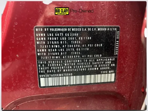 Red 2019 Volkswagen Tiguan 2.0T SEL for sale in Longview, WA