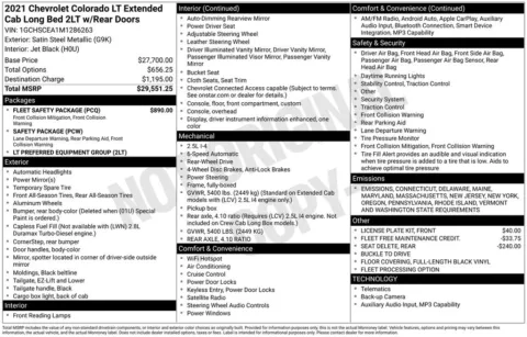 Photos of 2021 Chevrolet Colorado LT for sale in Longview, WA at Chevrolet Longview