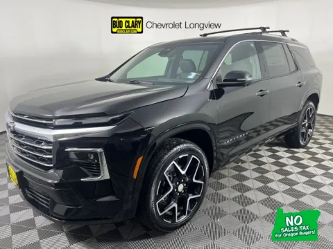 Black 2026 Chevrolet Traverse High Country for sale in Longview, WA