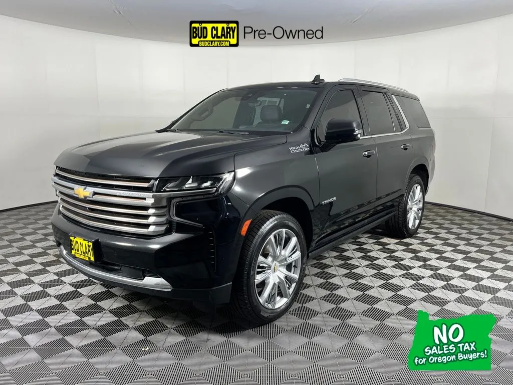 Black 2021 Chevrolet Tahoe High Country for sale in Longview, WA