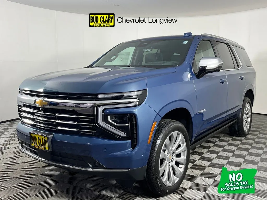 Blue 2026 Chevrolet Tahoe Premier for sale in Longview, WA