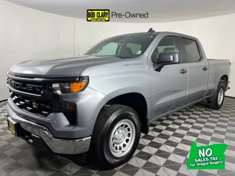 Gray 2024 Chevrolet Silverado 1500 WT for sale in Longview, WA