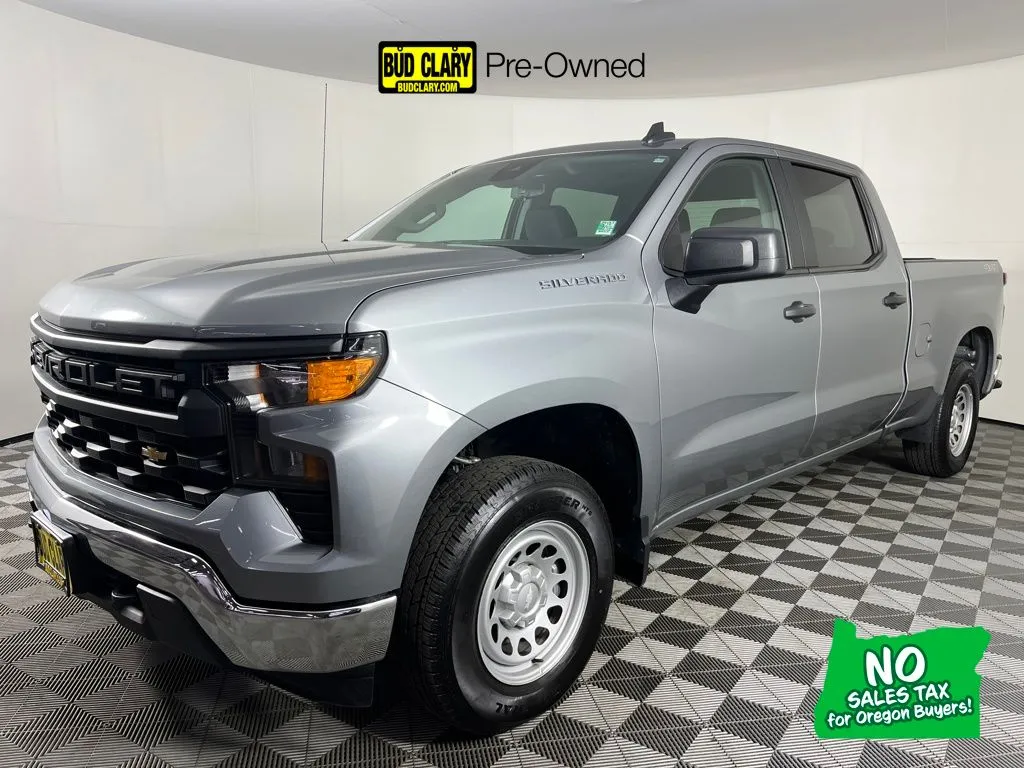 Gray 2024 Chevrolet Silverado 1500 WT for sale in Longview, WA