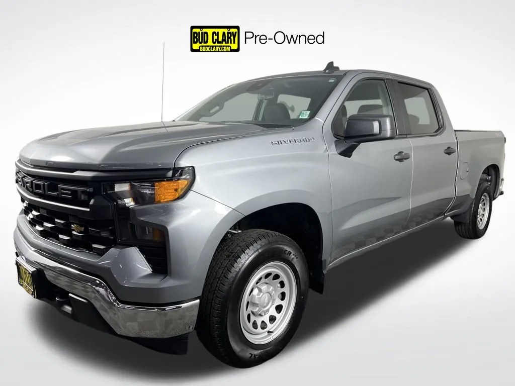 Gray 2024 Chevrolet Silverado 1500 WT for sale in Longview, WA