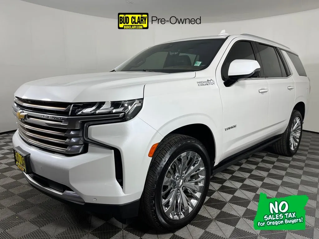 White 2021 Chevrolet Tahoe High Country for sale in Longview, WA