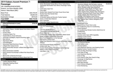 Photos of 2019 Subaru Ascent Premium for sale in Longview, WA at Chevrolet Longview