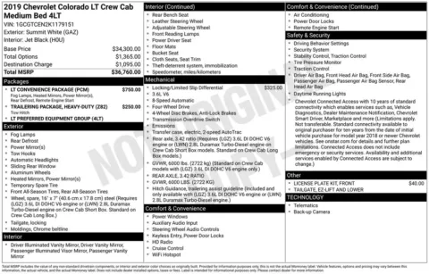 Photos of 2019 Chevrolet Colorado LT for sale in Longview, WA at Chevrolet Longview